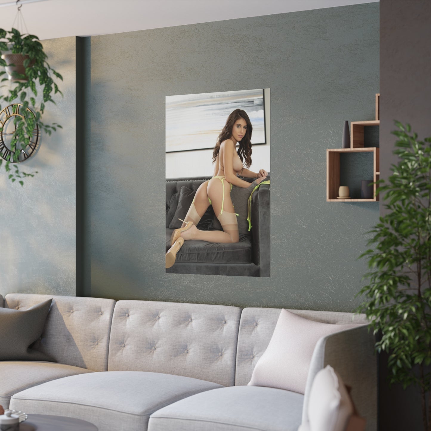 Satin Posters (210gsm) Pet Violet Summers Nude