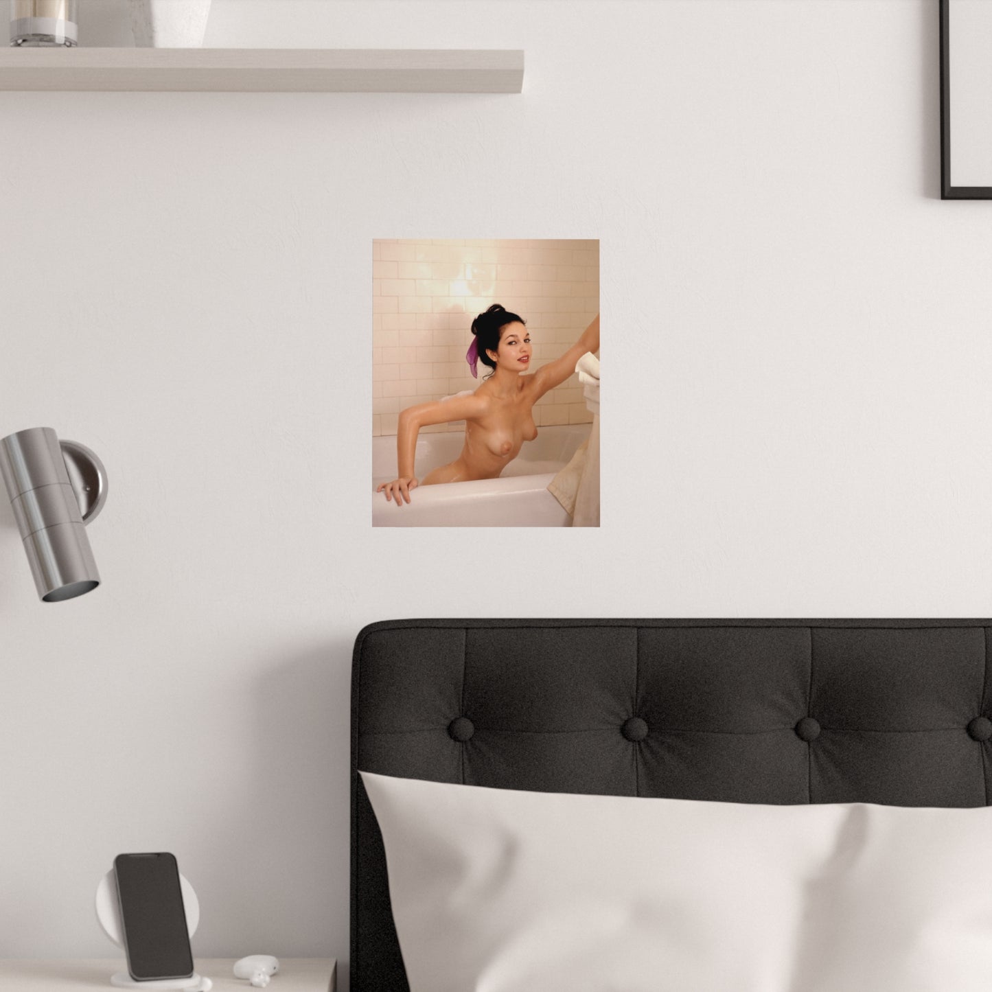 Satin Posters (210gsm) Playmate 1957 Linda Vargas nude