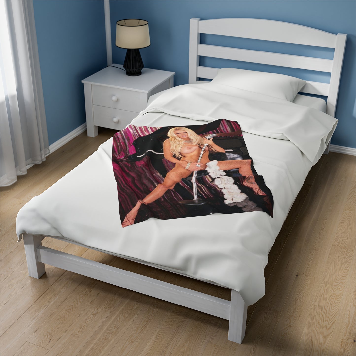 Velveteen Plush Blanket Pornstar Jenna Jameson Nude