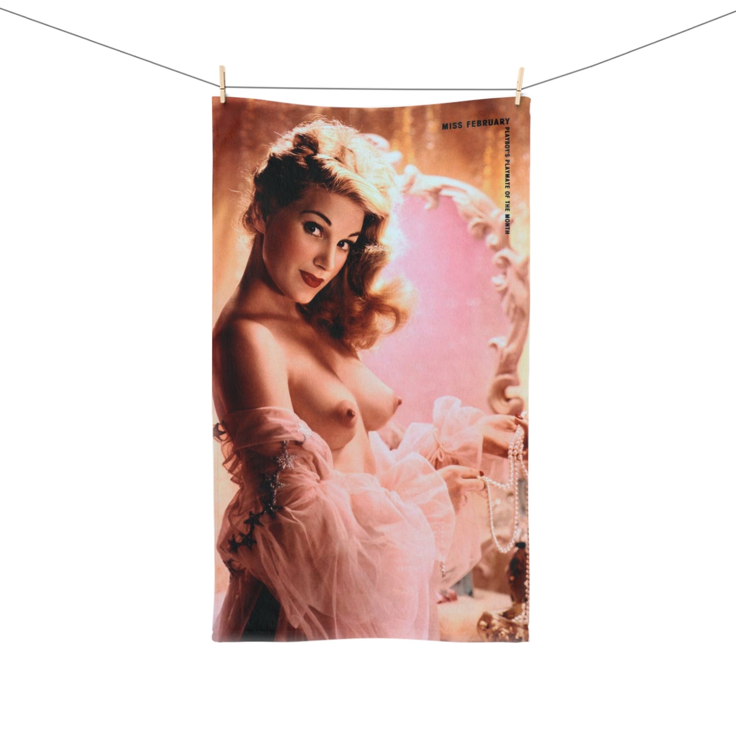 Hand Towel Playboy Playmate February 1954 Margaret Scott