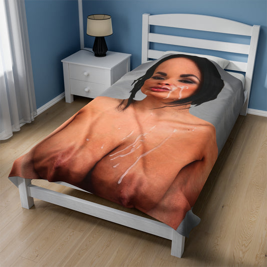 Velveteen Plush Blanket Anissa Kate Nude