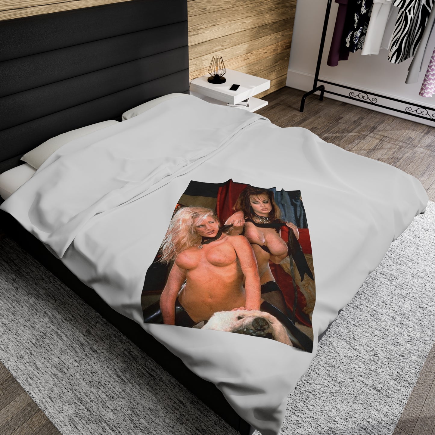 Velveteen Plush Blanket Pornstar Nikki Tyler and Stacey Nude