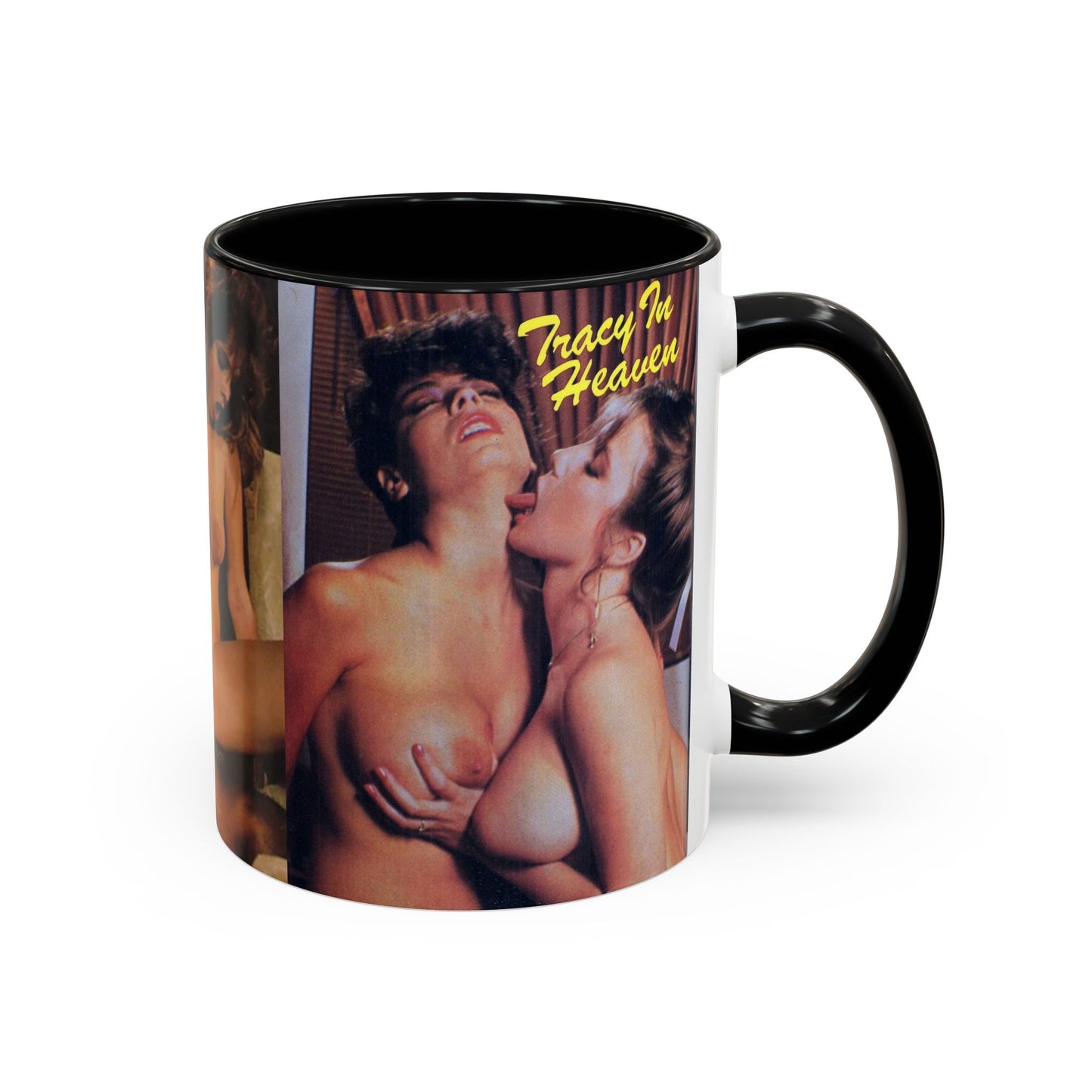 Accent Coffee Mug (11, 15oz) Traci Lords Nude Naked Retro