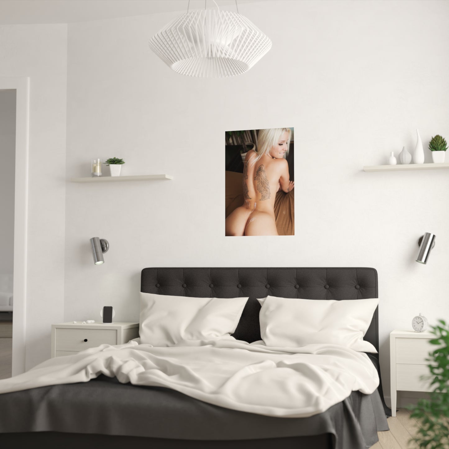 Satin Posters (210gsm) Pornstar Stevie Shae Nude
