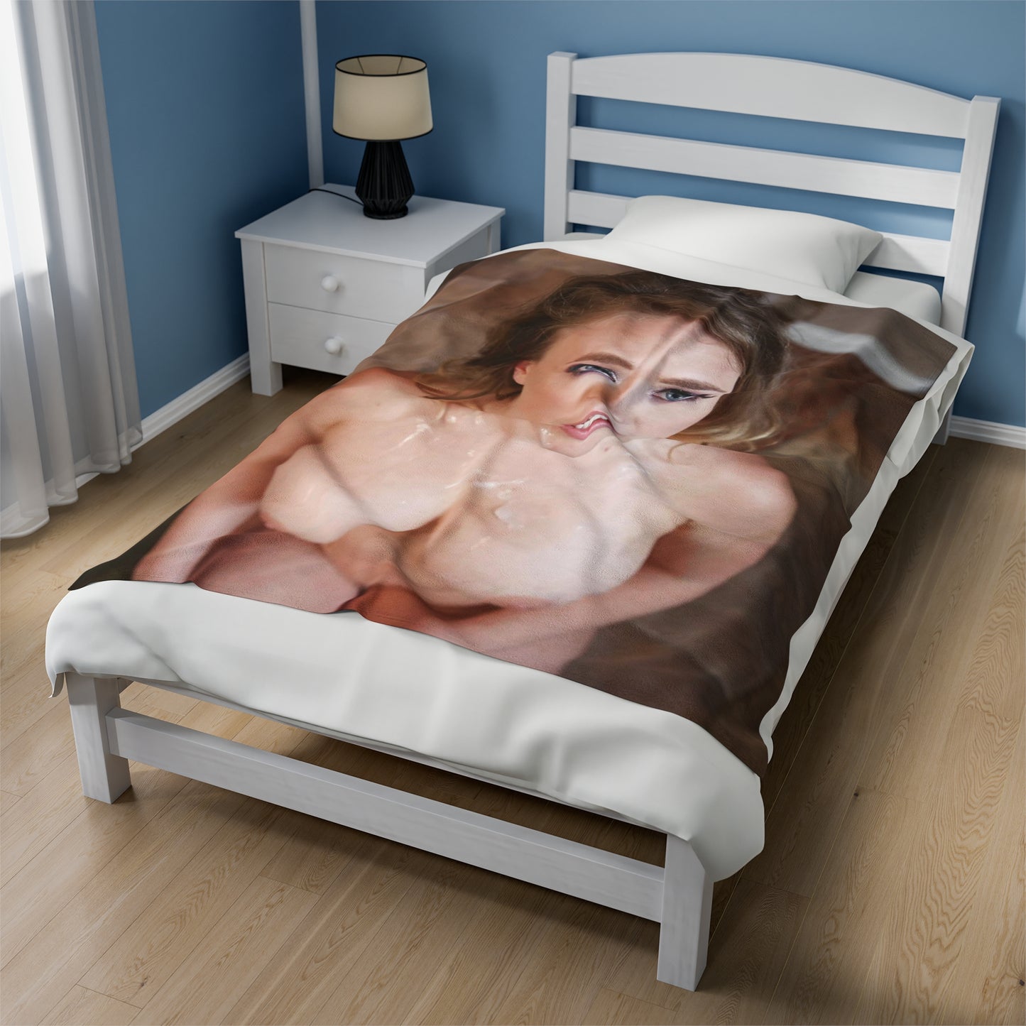 Velveteen Plush Blanket Cumshot Target Kagney Lynn Karter Facial Tits