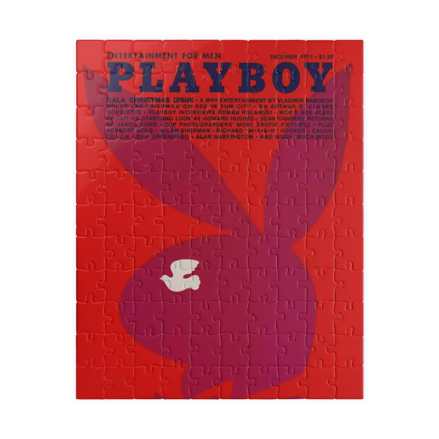 Puzzle (110, 252, 500, 1014-piece) Playboy Cover December 1971