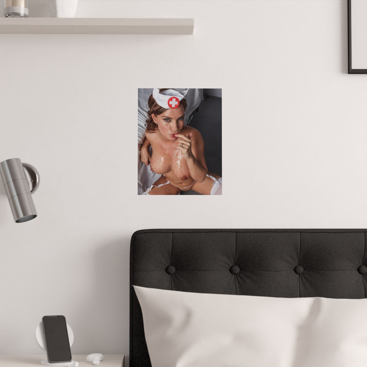 Satin Posters (210gsm) Sexy Nude Nurse
