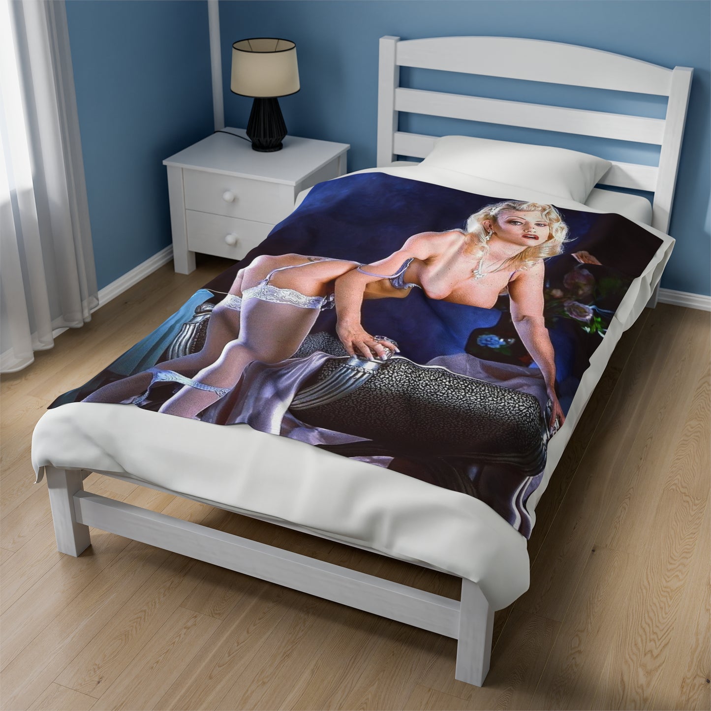 Velveteen Plush Blanket Pornstar Jenna Jameson Nude