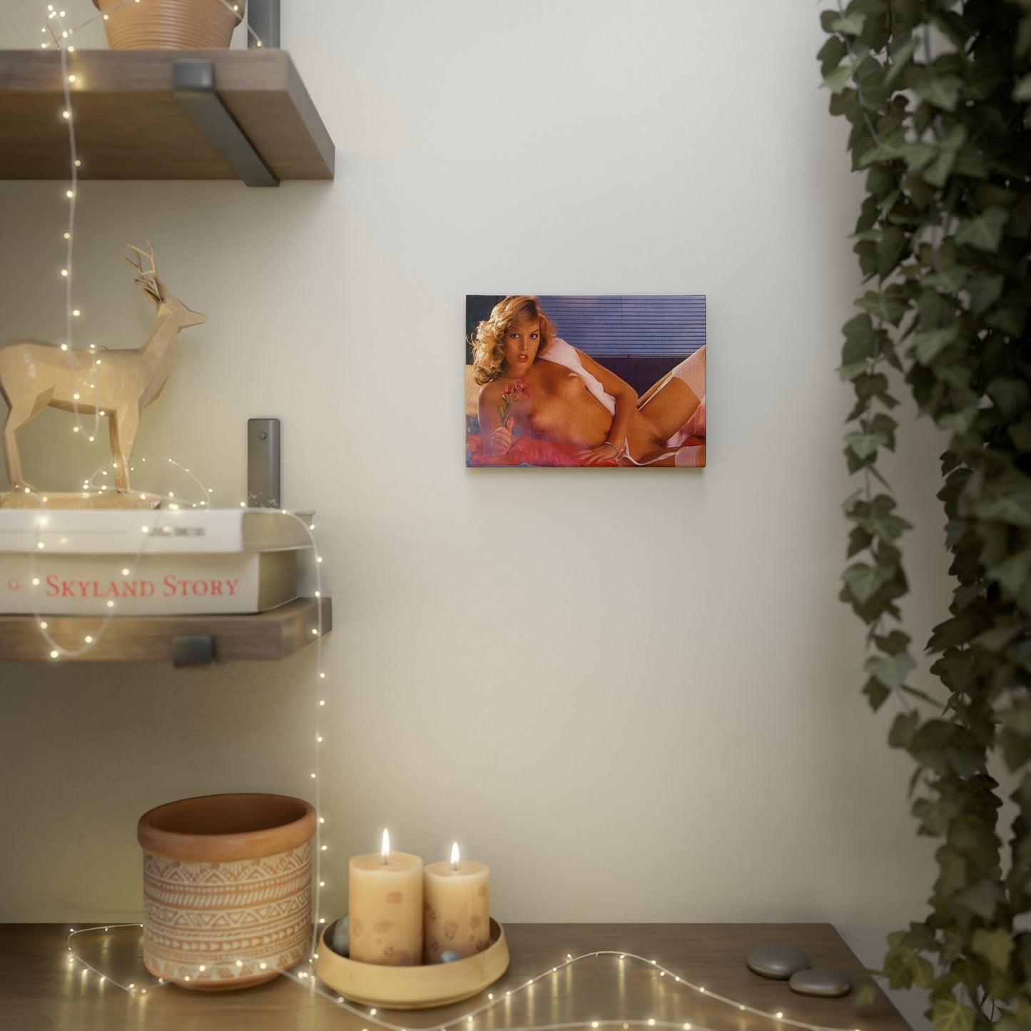 Canvas Photo Tile Retro Pornstar Shauna Grant Nude