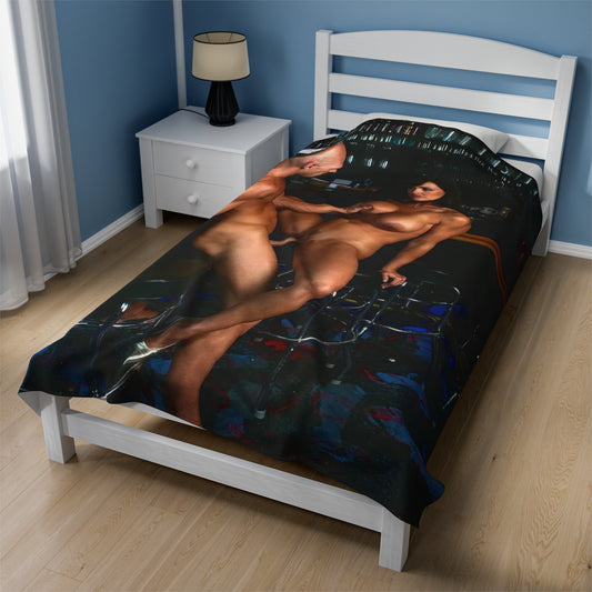 Velveteen Plush Blanket Lisa Ann