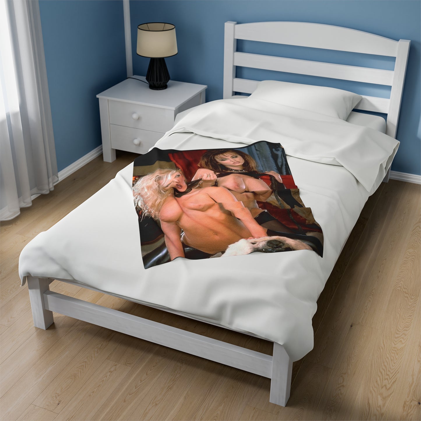 Velveteen Plush Blanket Pornstar Nikki Tyler and Stacey Nude