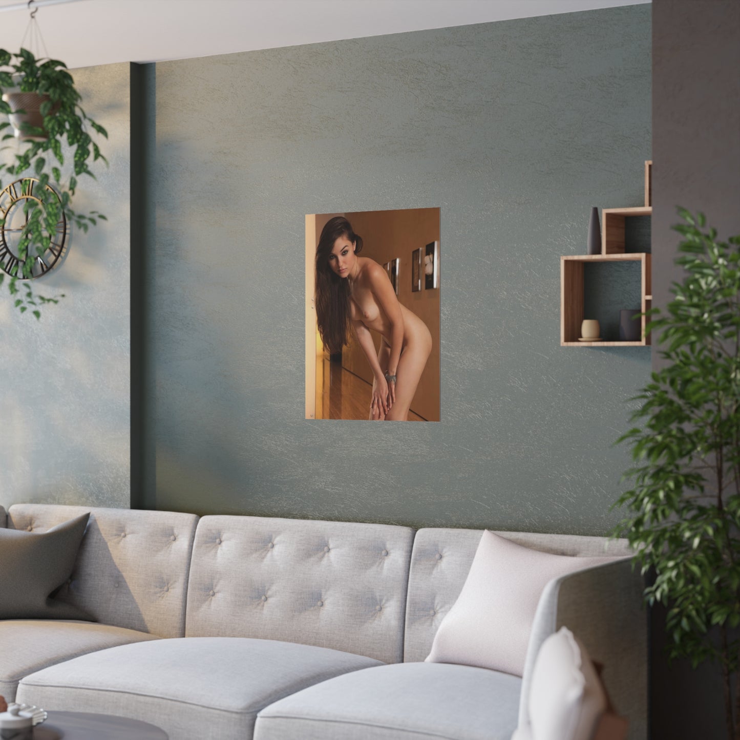 Satin Posters (210gsm) Adult Star Sasha Grey Nude