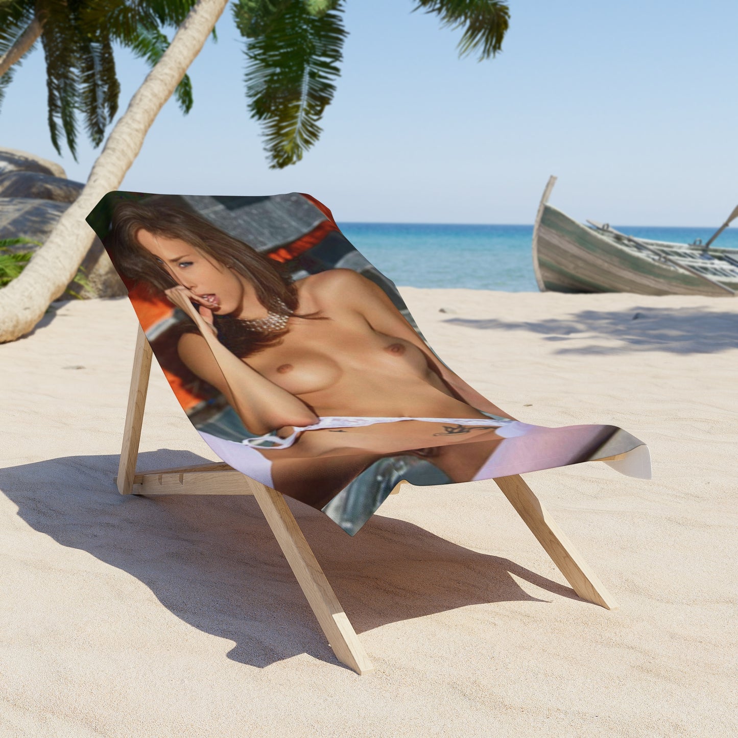 Beach Towel Malena Morgan Nude