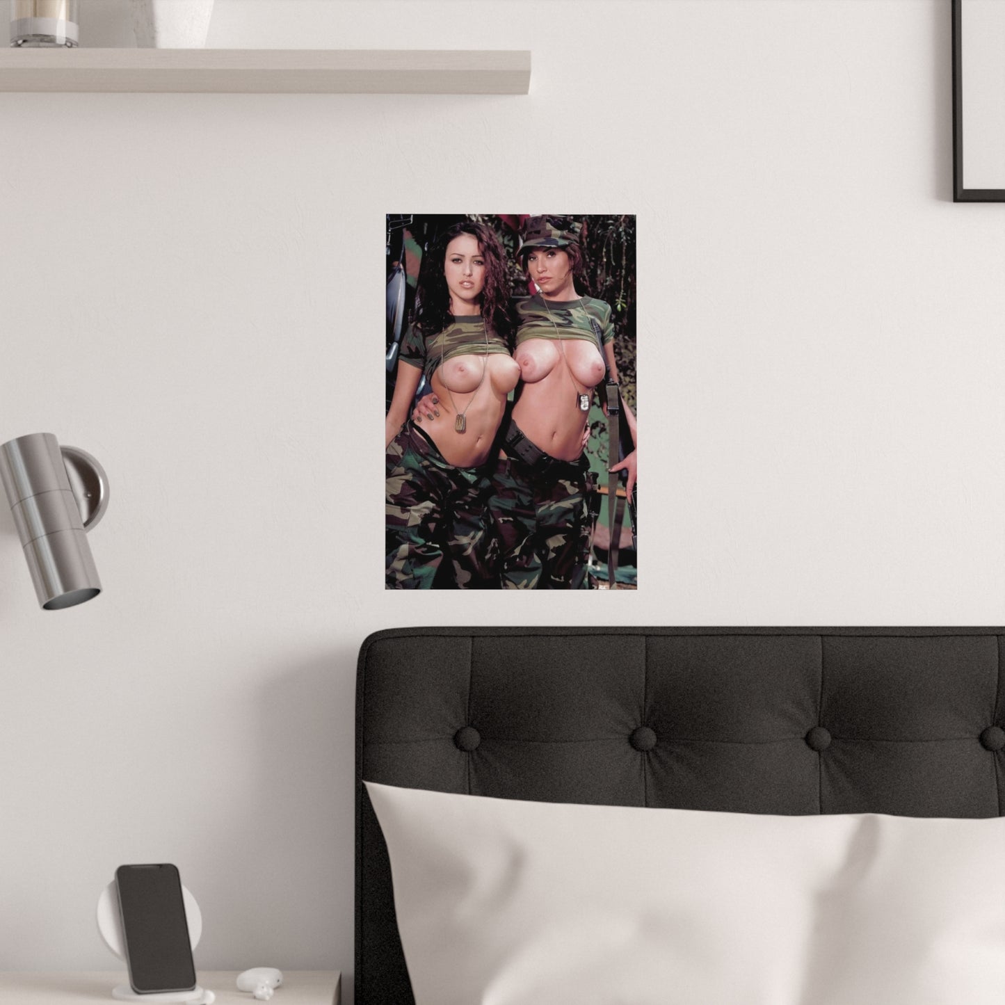 Satin Posters (210gsm) Nude Army Babes