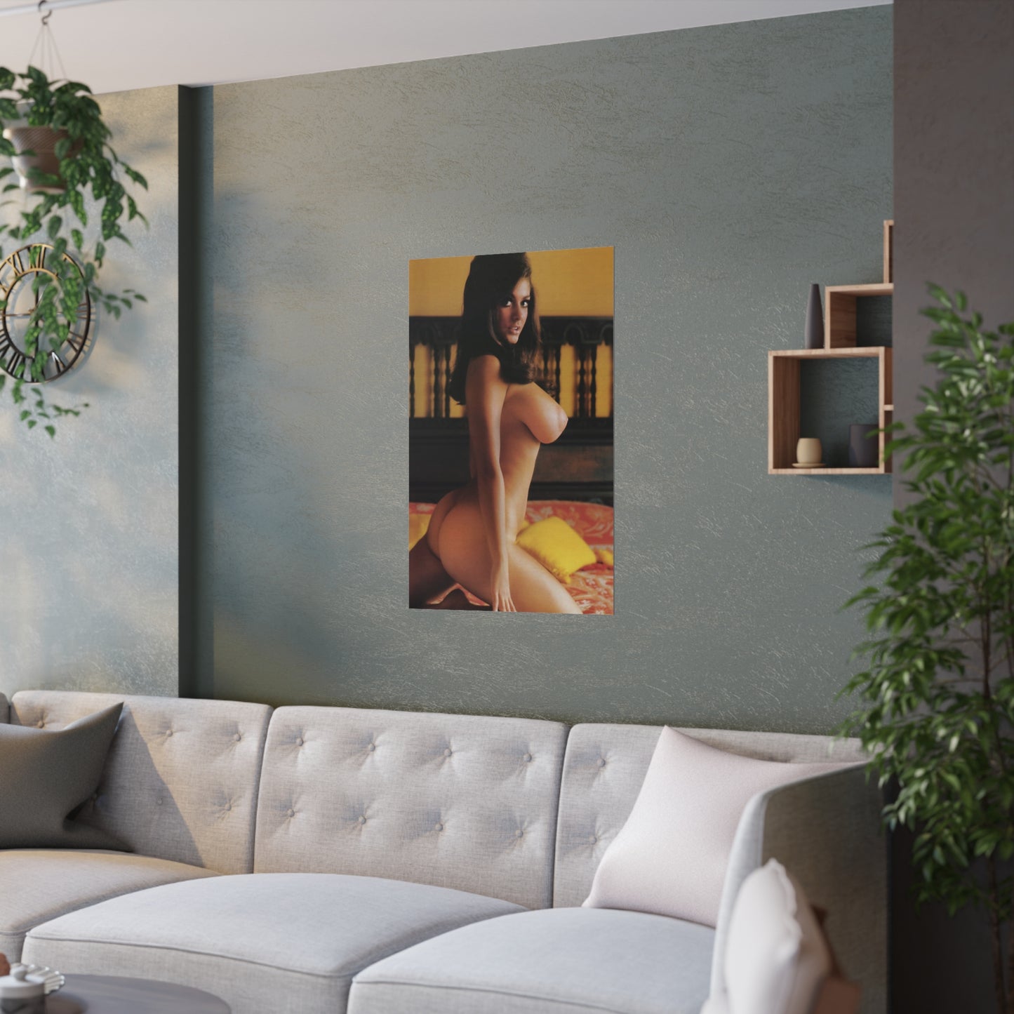 Satin Posters (210gsm) Playboy Playmate Cynthia Myers Nude