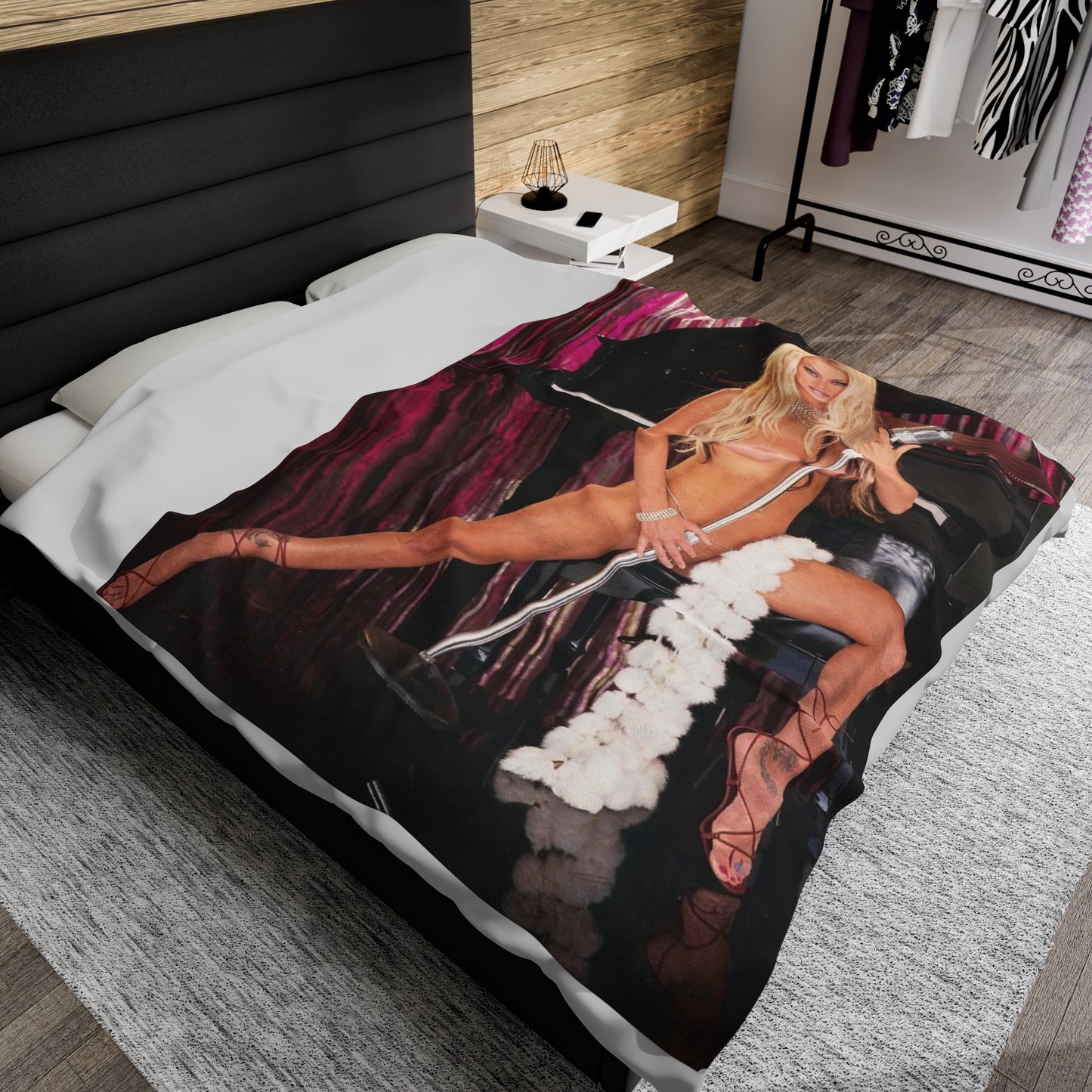Velveteen Plush Blanket Pornstar Jenna Jameson Nude