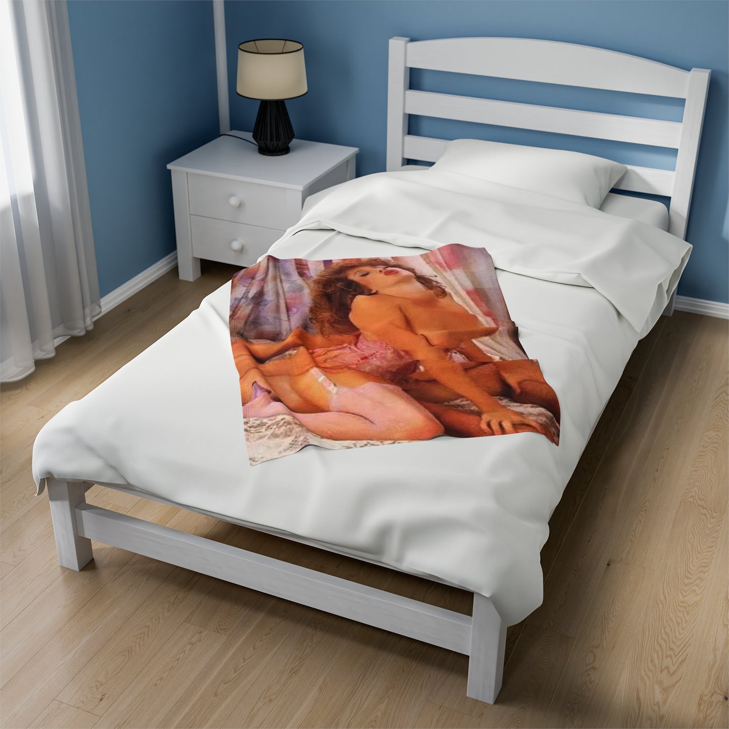 Velveteen Plush Blanket Traci Lords Nude