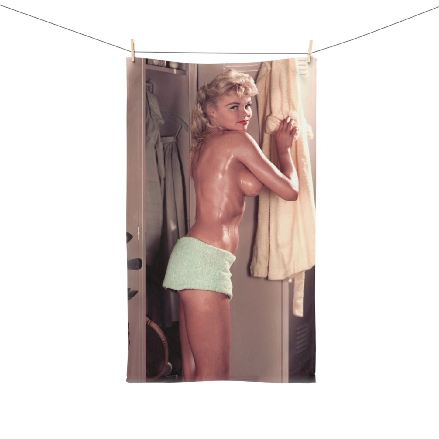 Hand Towel Playboy Playmate May 1958 Lari Laine