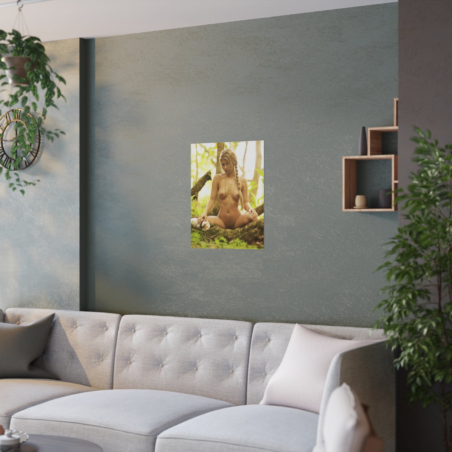 Satin Posters (210gsm) Sexy Pigtails Nude