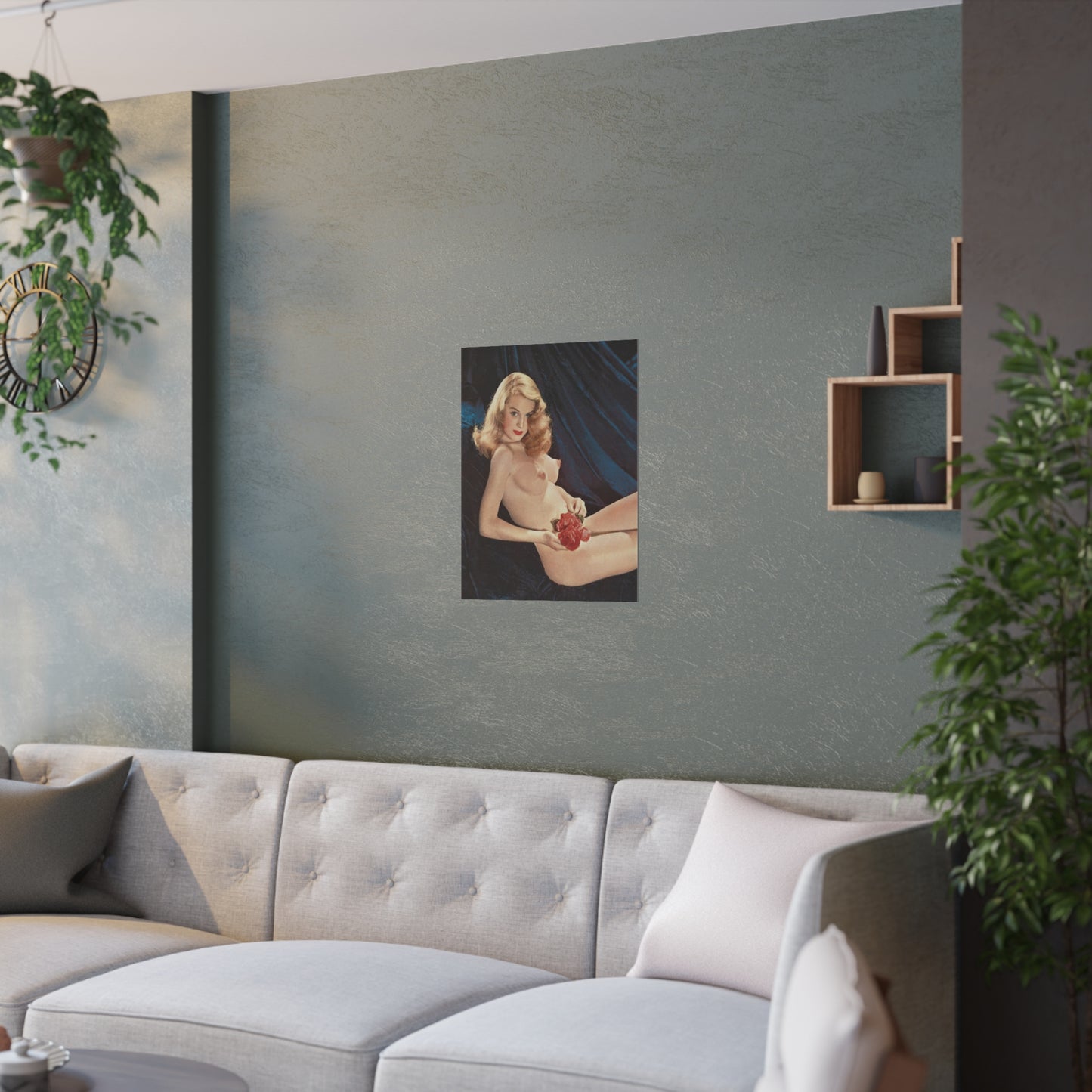 Satin Posters (210gsm) Playmate 1955 Marilyn Waltz Nude