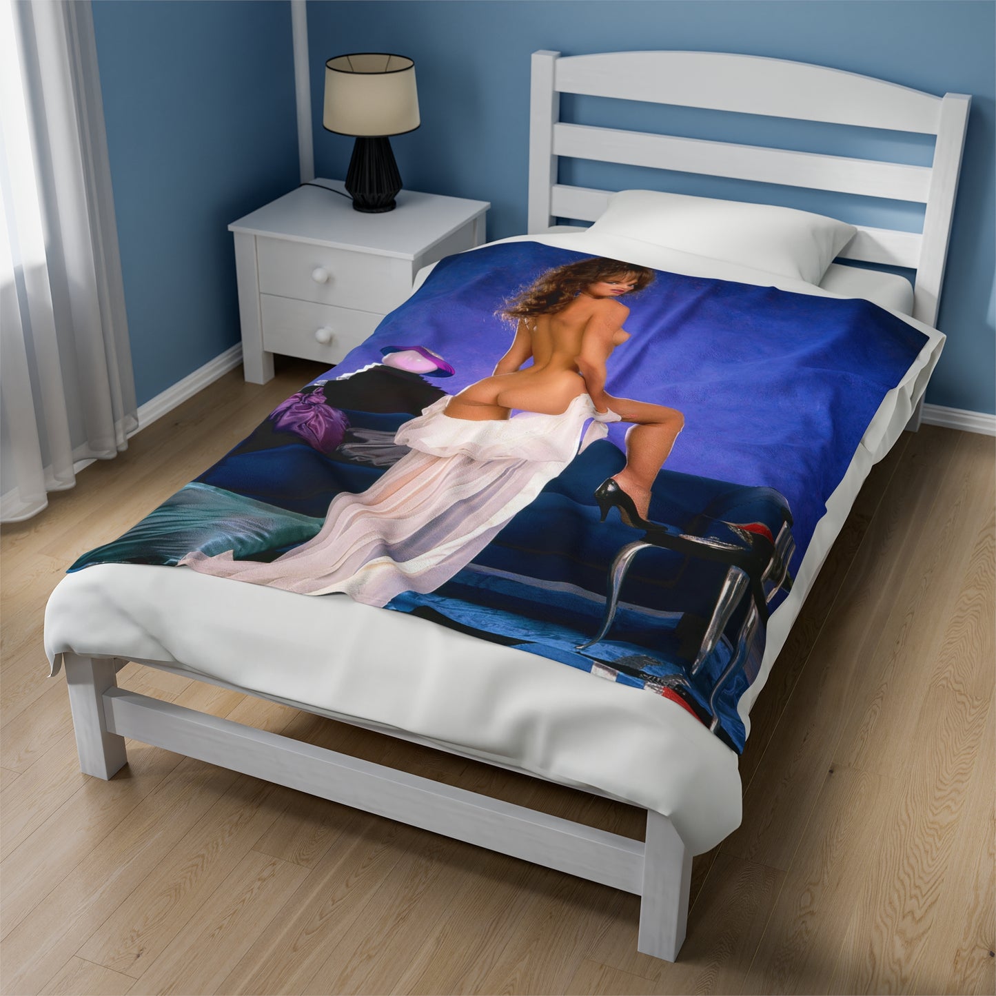 Velveteen Plush Blanket Pornstar Racquel Darrian Nude