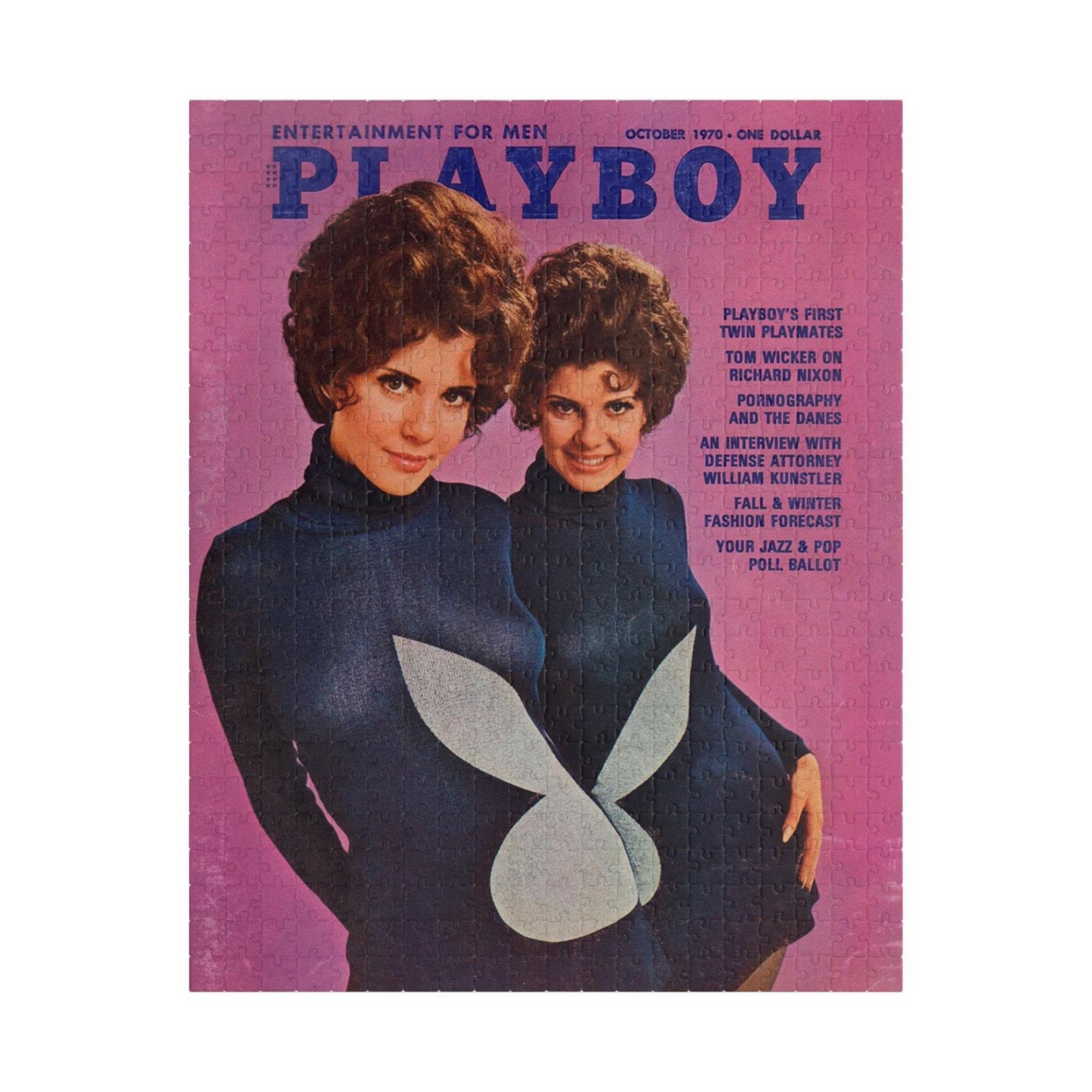 Puzzle (110, 252, 500, 1014-piece) Playboy Cover October 1970