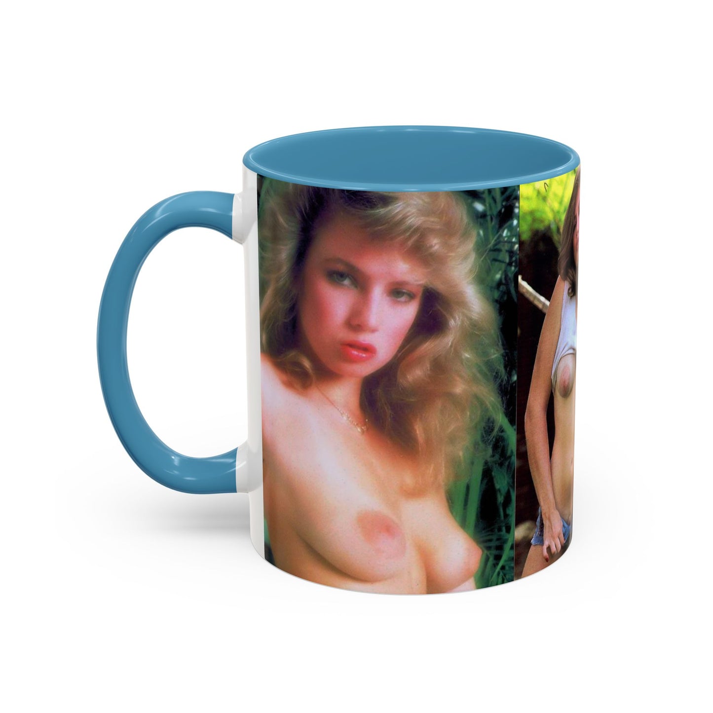 Accent Coffee Mug (11, 15oz) Traci Lords Nude Naked Retro