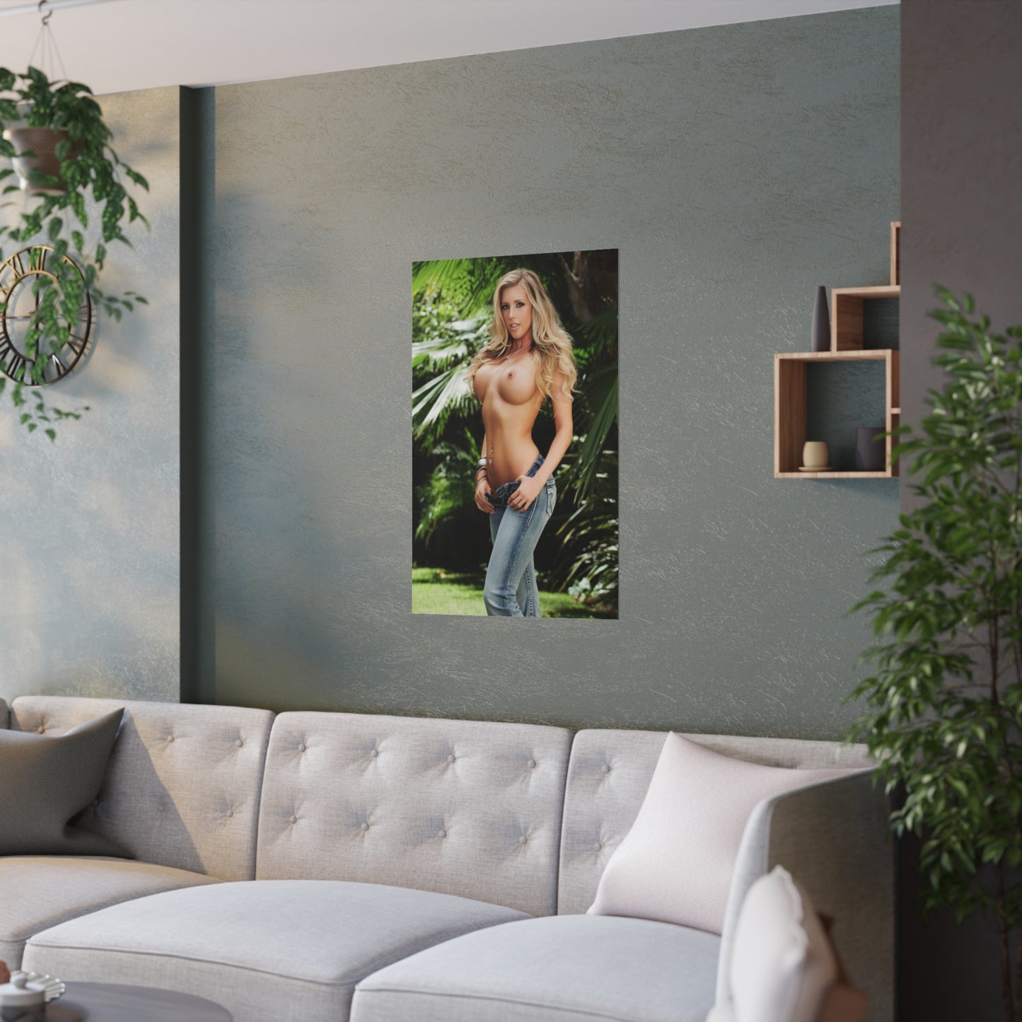 Satin Posters (210gsm) Adult Star Samantha Saint Nude