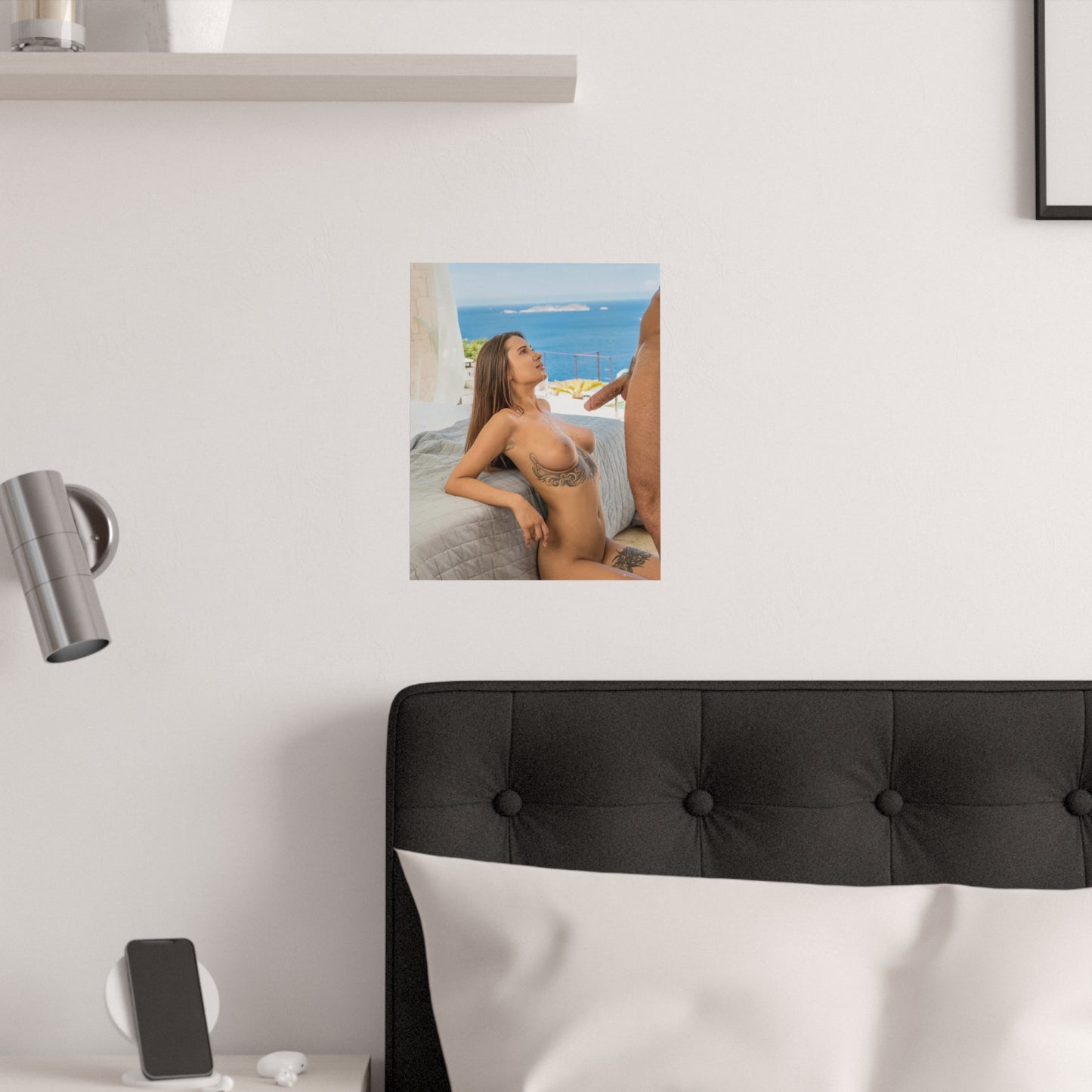 Satin Posters (210gsm) Natural Tits Liya Silver