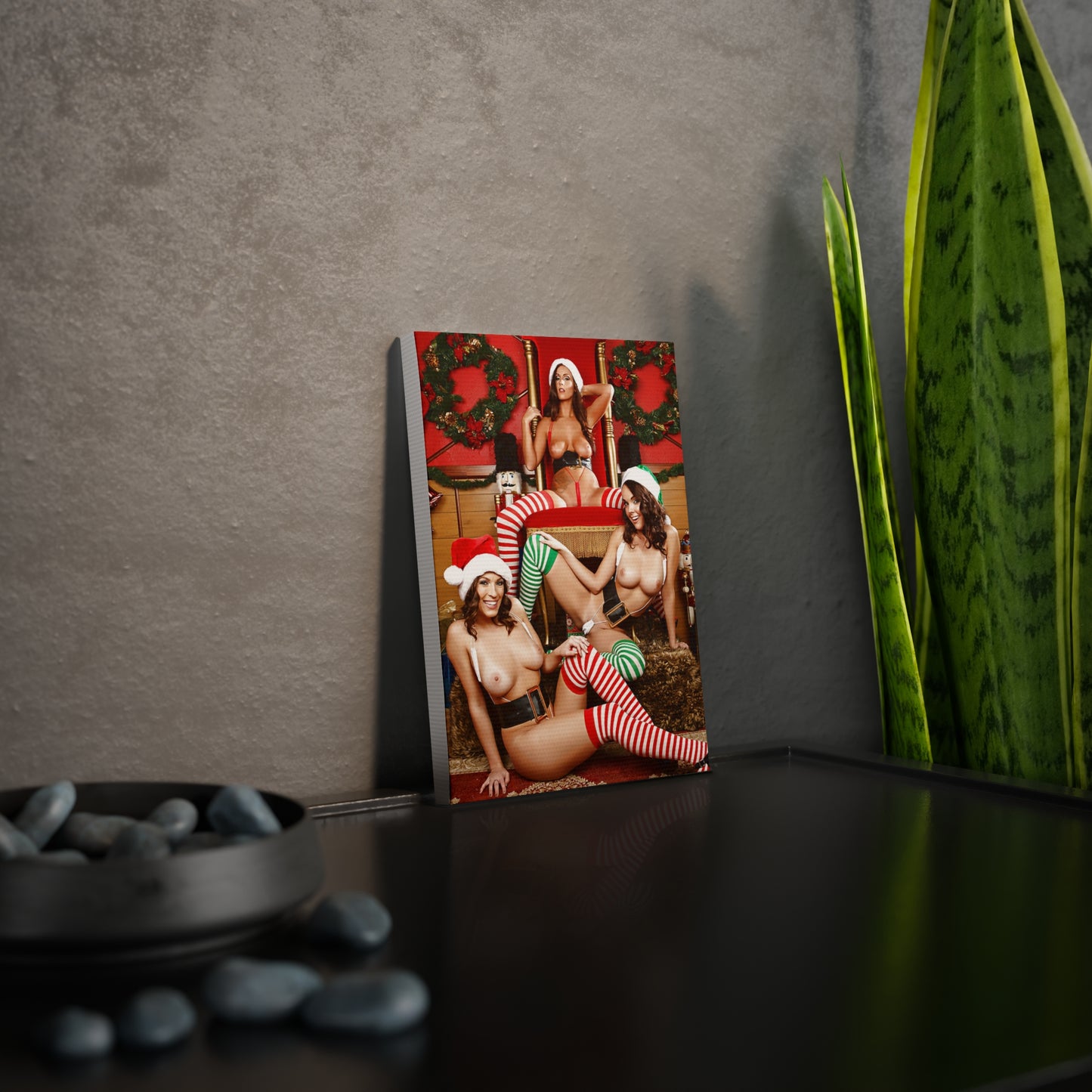 Canvas Photo Tile Westgate, Harper, Love Nude Christmas