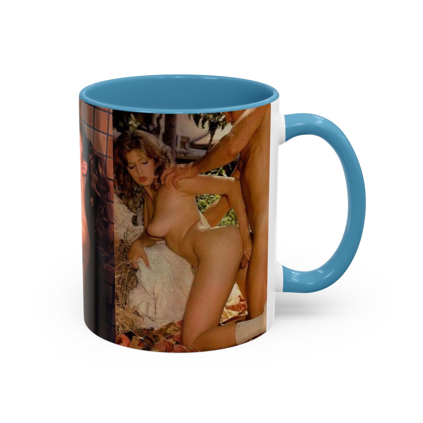 Accent Coffee Mug (11, 15oz) Retro Porn Star Traci Lords
