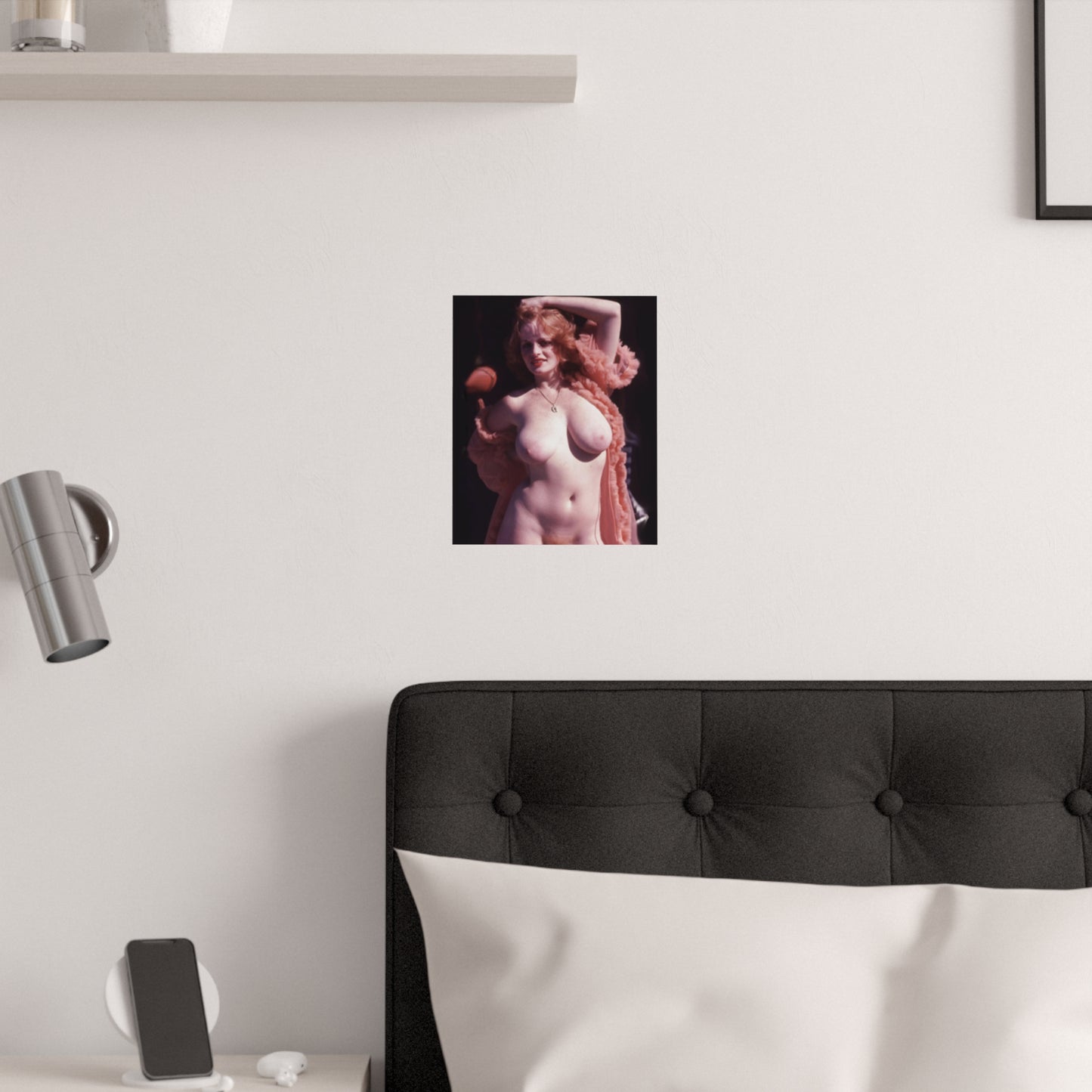 Satin Posters (210gsm) Retro Porn Star Lisa De Leeuw Nude
