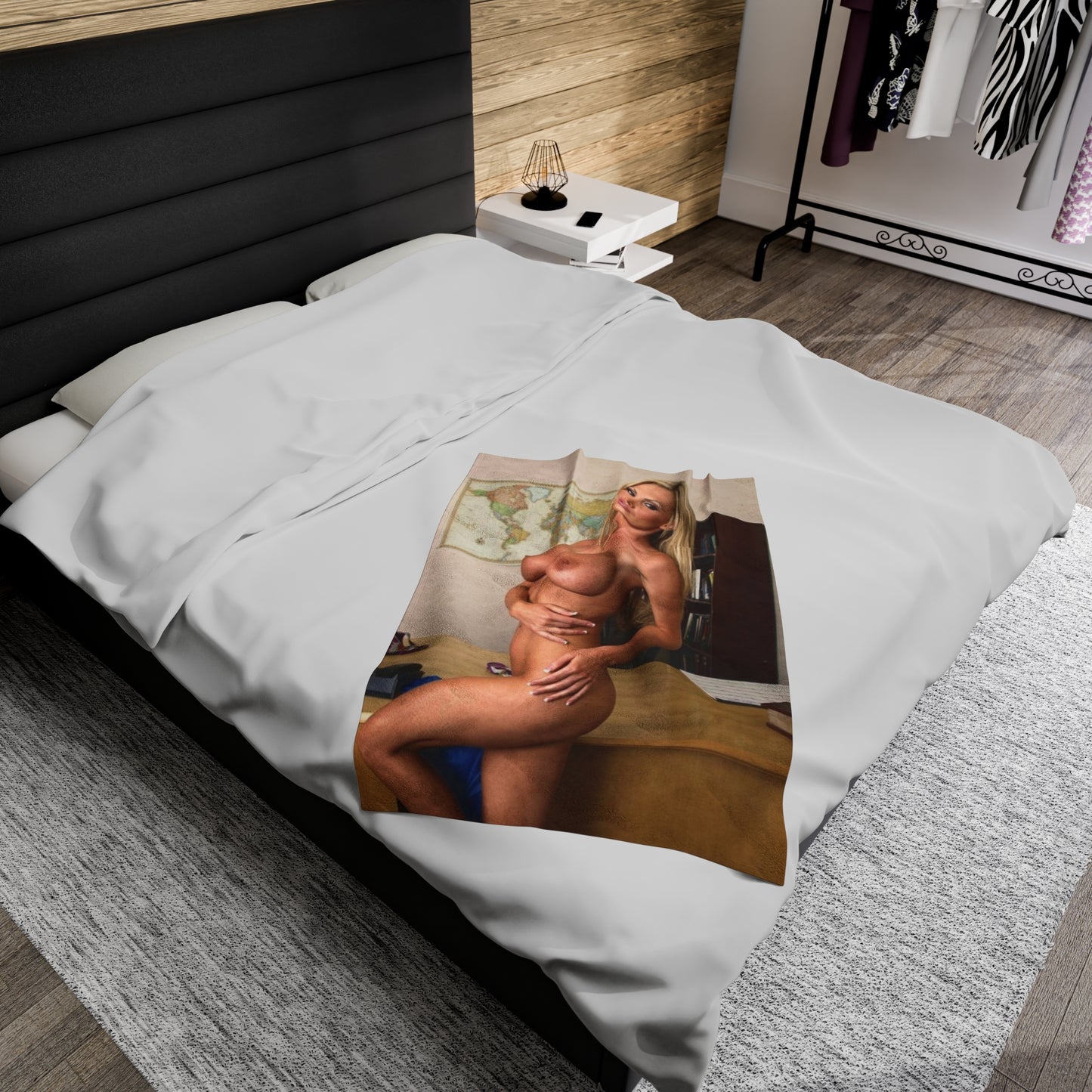 Velveteen Plush Blanket Porn Star Nikki Benz