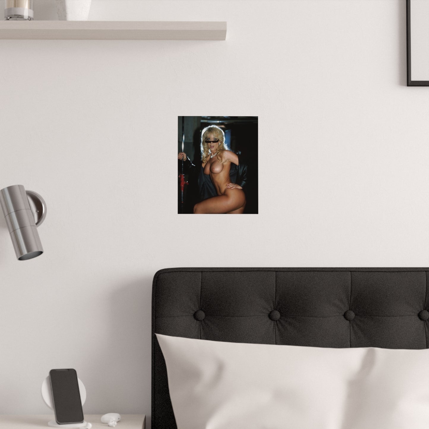 Satin Posters (210gsm) Retro Porn Star Nina Hartley Nude