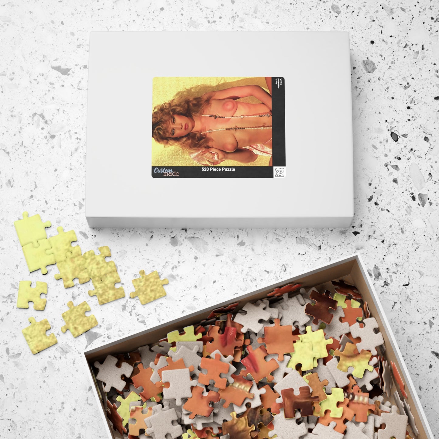 Puzzle (110, 252, 520, 1014-piece) Retro 80s Adult Star Nude