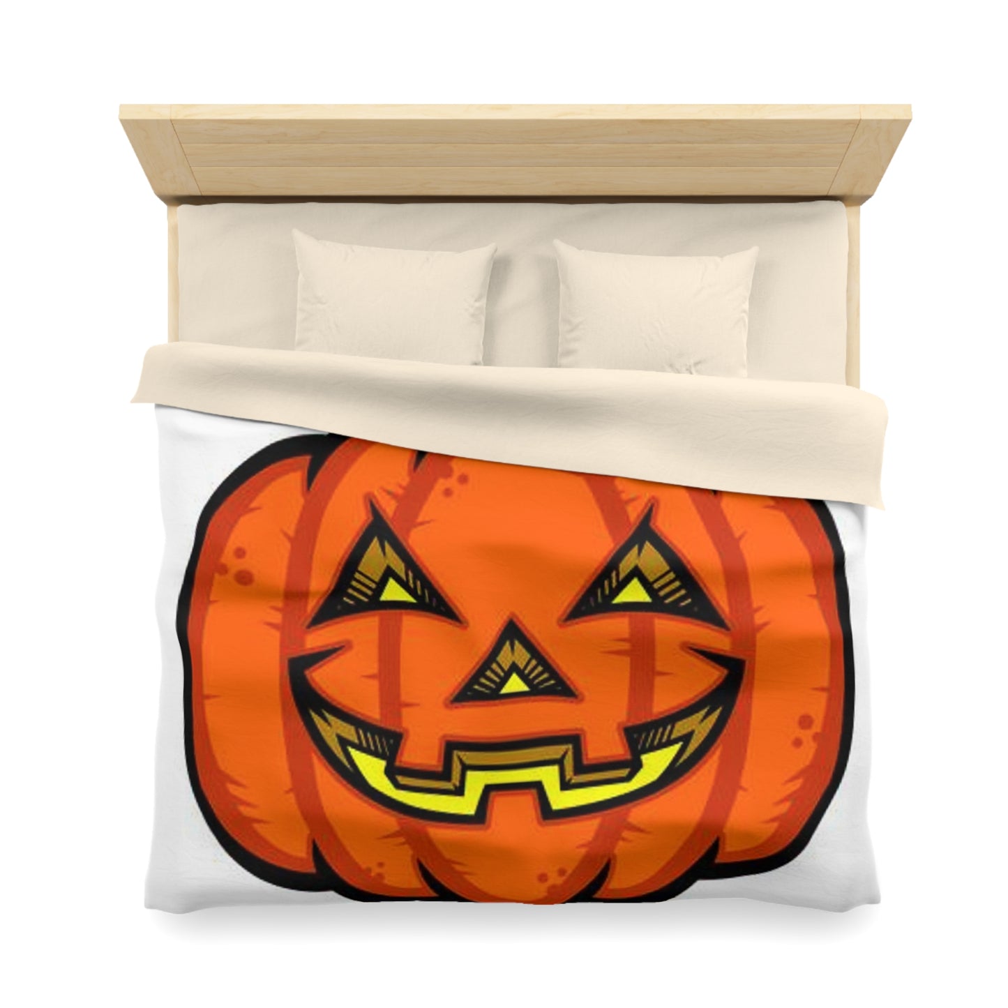 Microfiber Duvet Cover Halloween Jack-O-Lantern