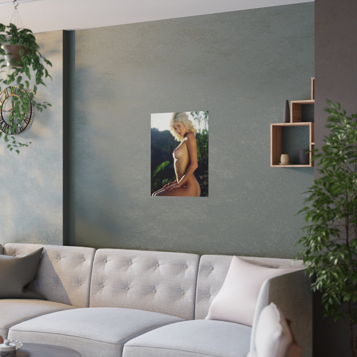 Satin Posters (210gsm) Retro Porn Star Ginger Lynn Nude