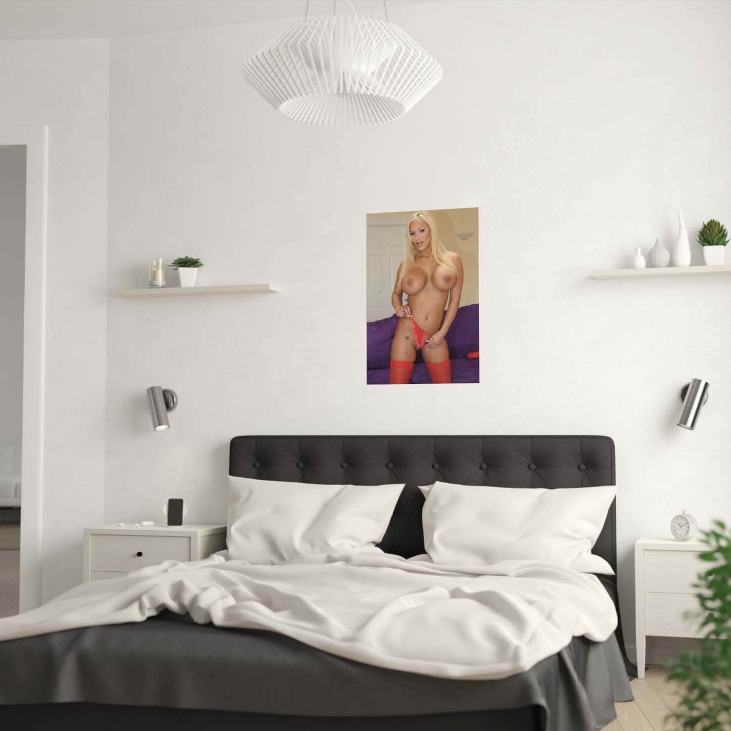 Satin Posters (210gsm) Pornstar Shyla Stylez Nude
