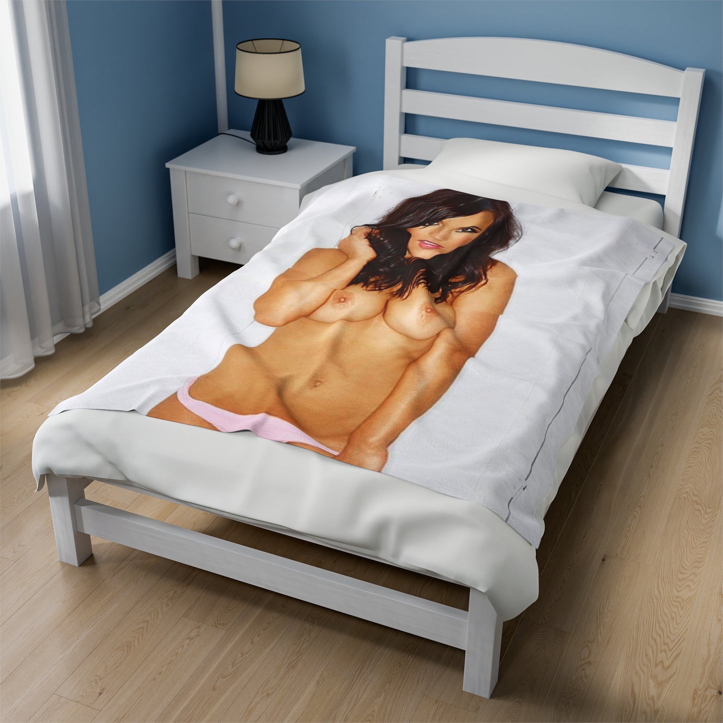 Velveteen Plush Blanket Sexy Brit Rosie Jones Nude