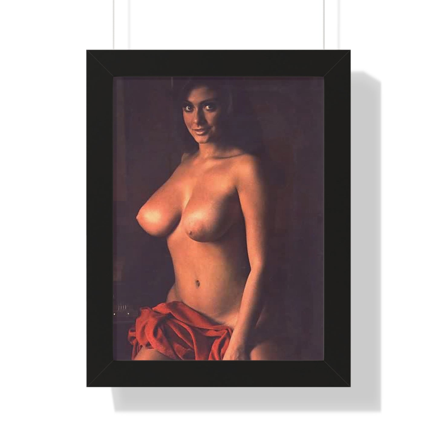 Framed Vertical Poster Playboy Playmate Cynthia Myers Nude