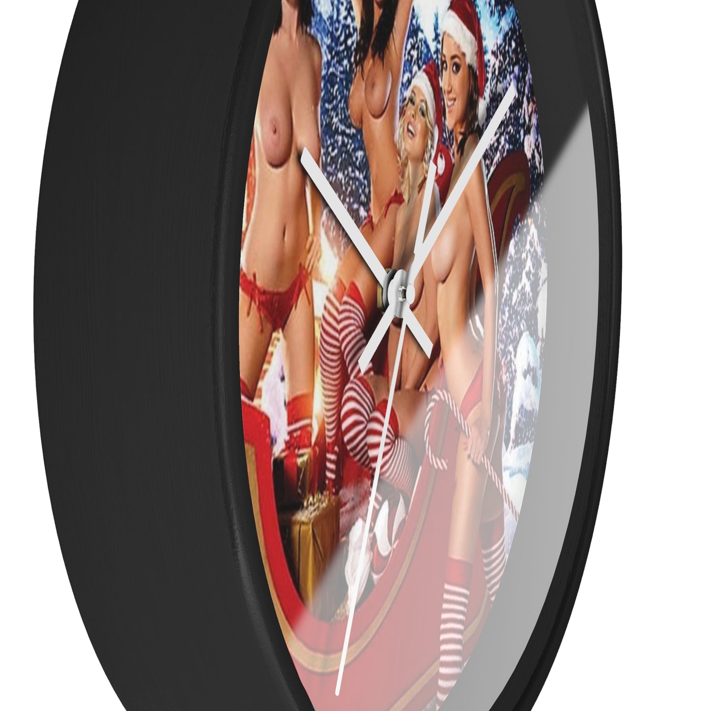 Wall Clock Pornstars Nude Christmas