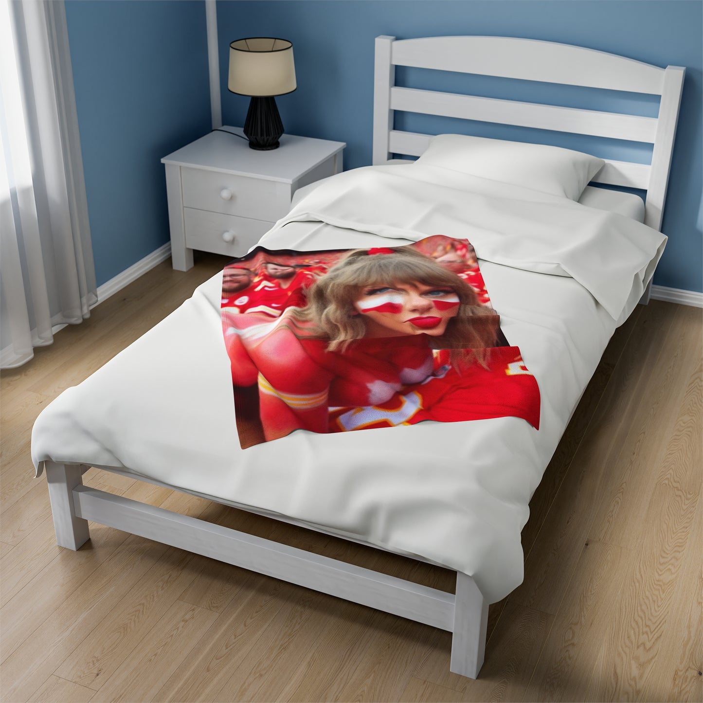 Velveteen Plush Blanket Taylor Swift AI Nudes