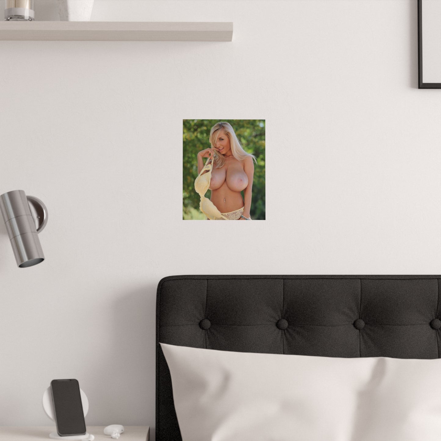 Satin Posters (210gsm) Busty Nude Blonde
