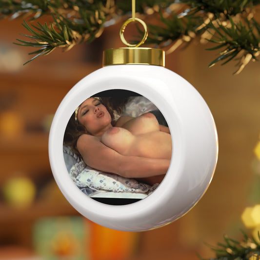 Christmas Ball Ornament Retro Porn Star Traci Lords Nude Naked