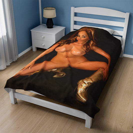 Velveteen Plush Blanket Porn Star Tera Patrick Nude
