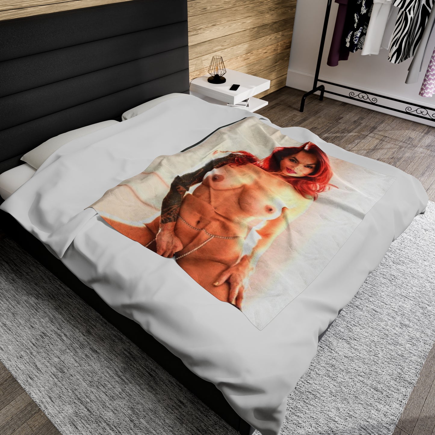 Velveteen Plush Blanket Porn Star Tera Patrick Nude