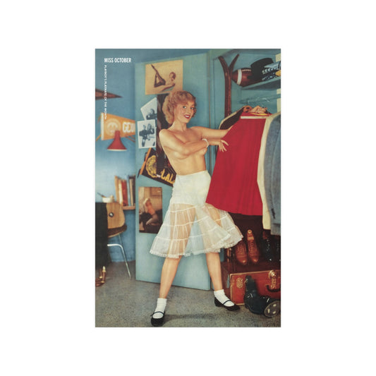 Satin Posters (210gsm) Playmate October 1955 Jean Moorhead