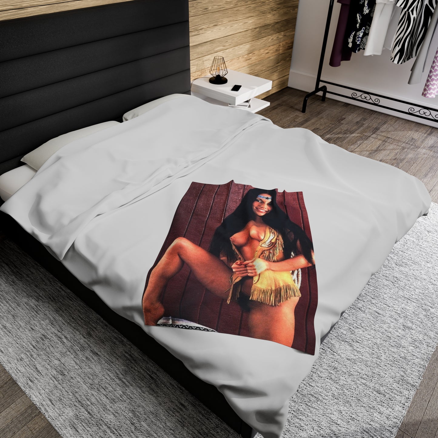 Velveteen Plush Blanket Porn Star Hyapatia Lee Nude