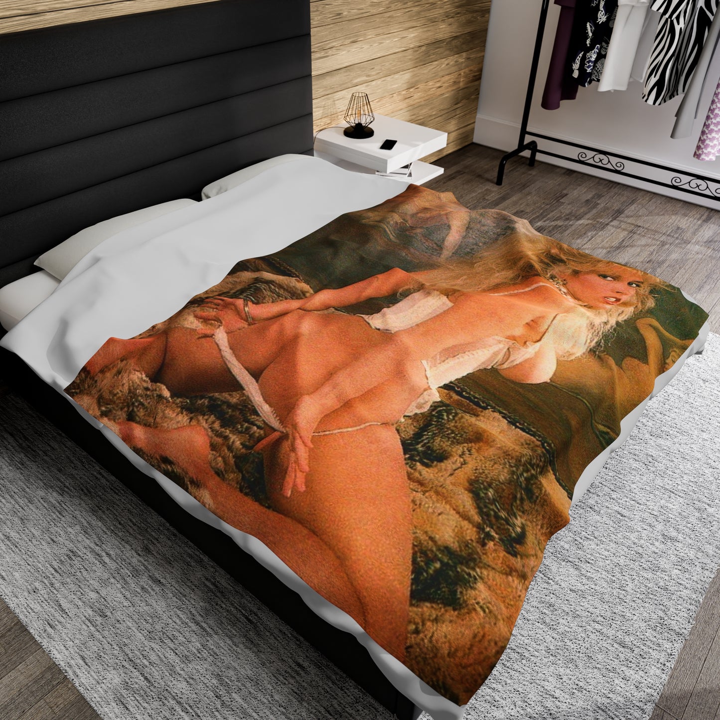 Velveteen Plush Blanket Porn Star Victoria Paris Nude