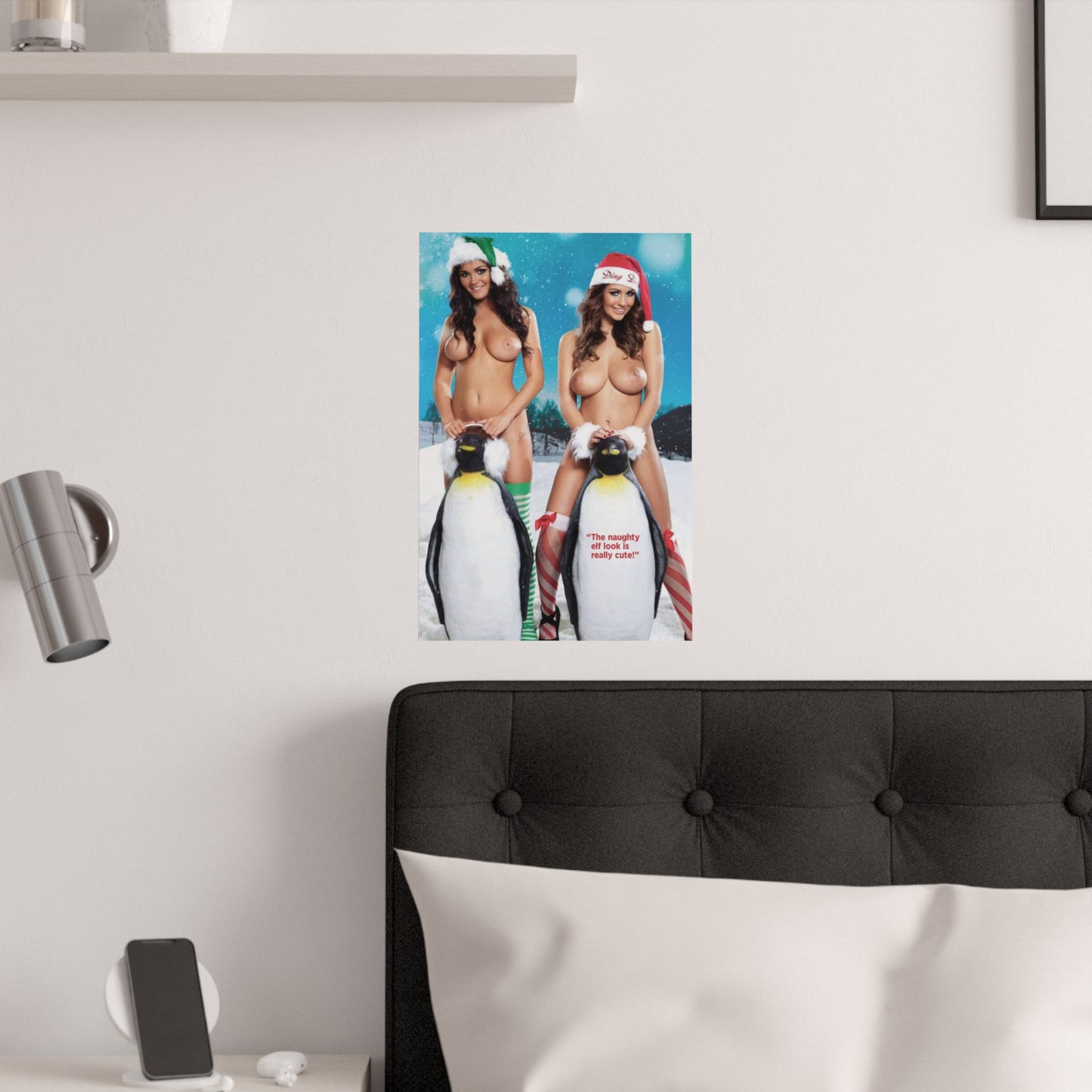 Satin Posters (210gsm) Christmas Pornstars Nude